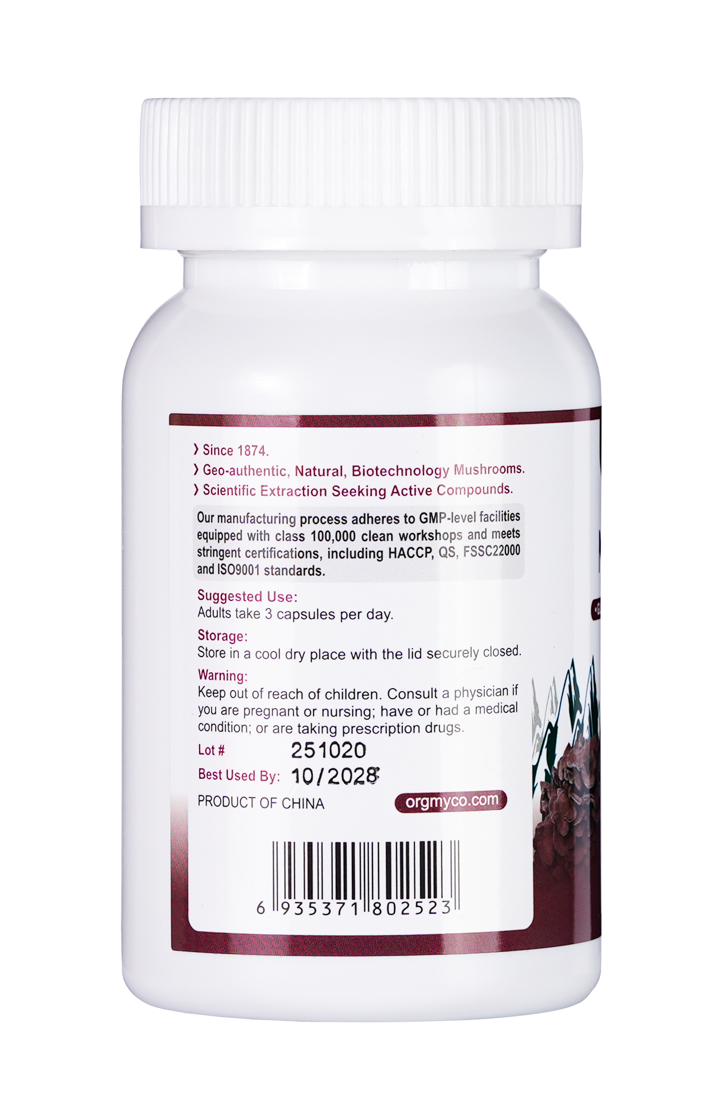 Maitake- Organic Mushroom Extract Capsule