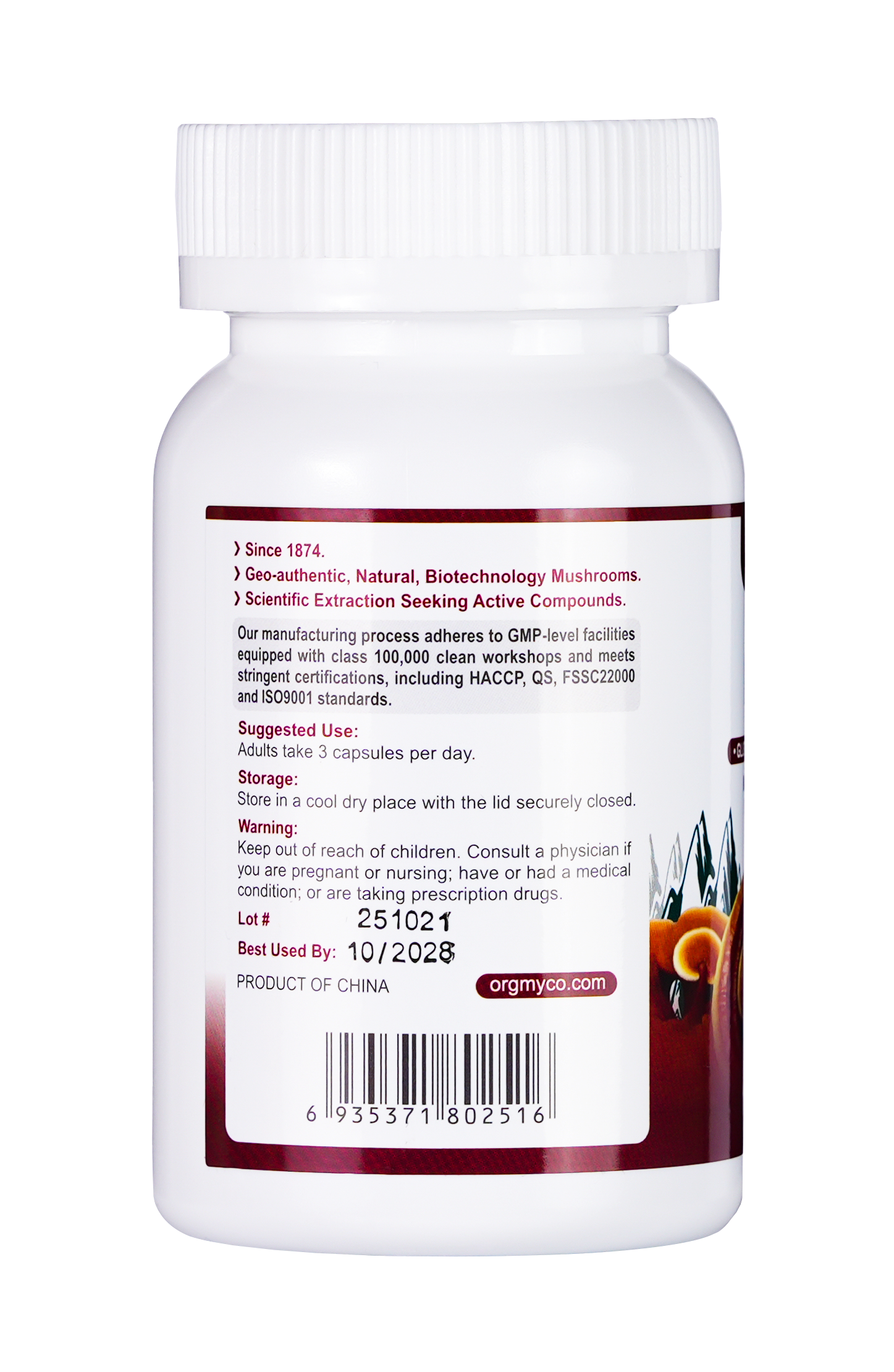 Reishi - Organic Mushroom Extract Capsule