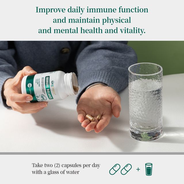 Immune Balance - Organic Mushroom Extract Capsule