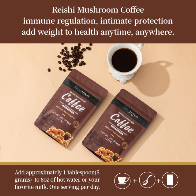 Reishi Mushroom Coffee - Organic Mushroom Blend