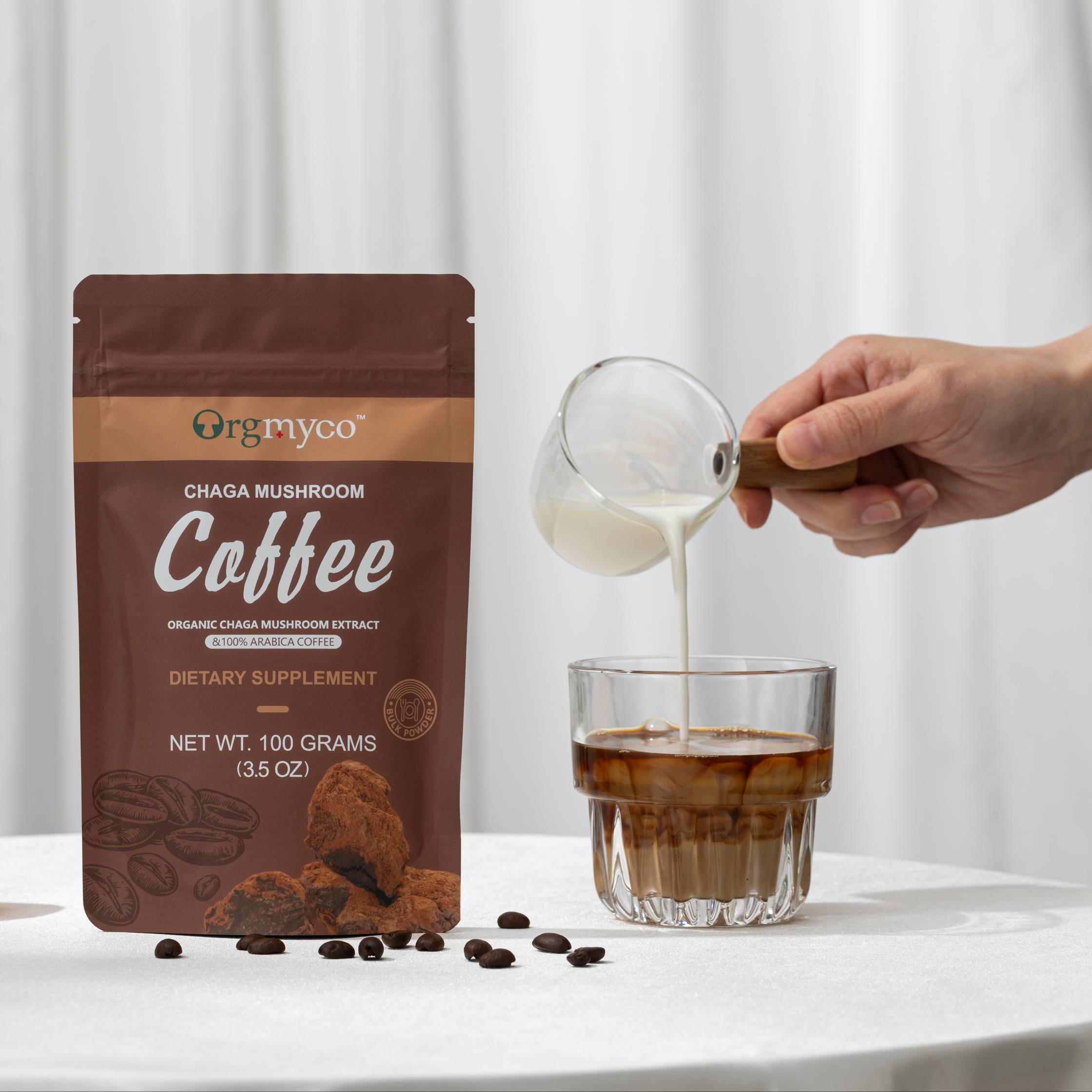Chaga Mushroom Coffee - Organic Mushroom Extract Blend