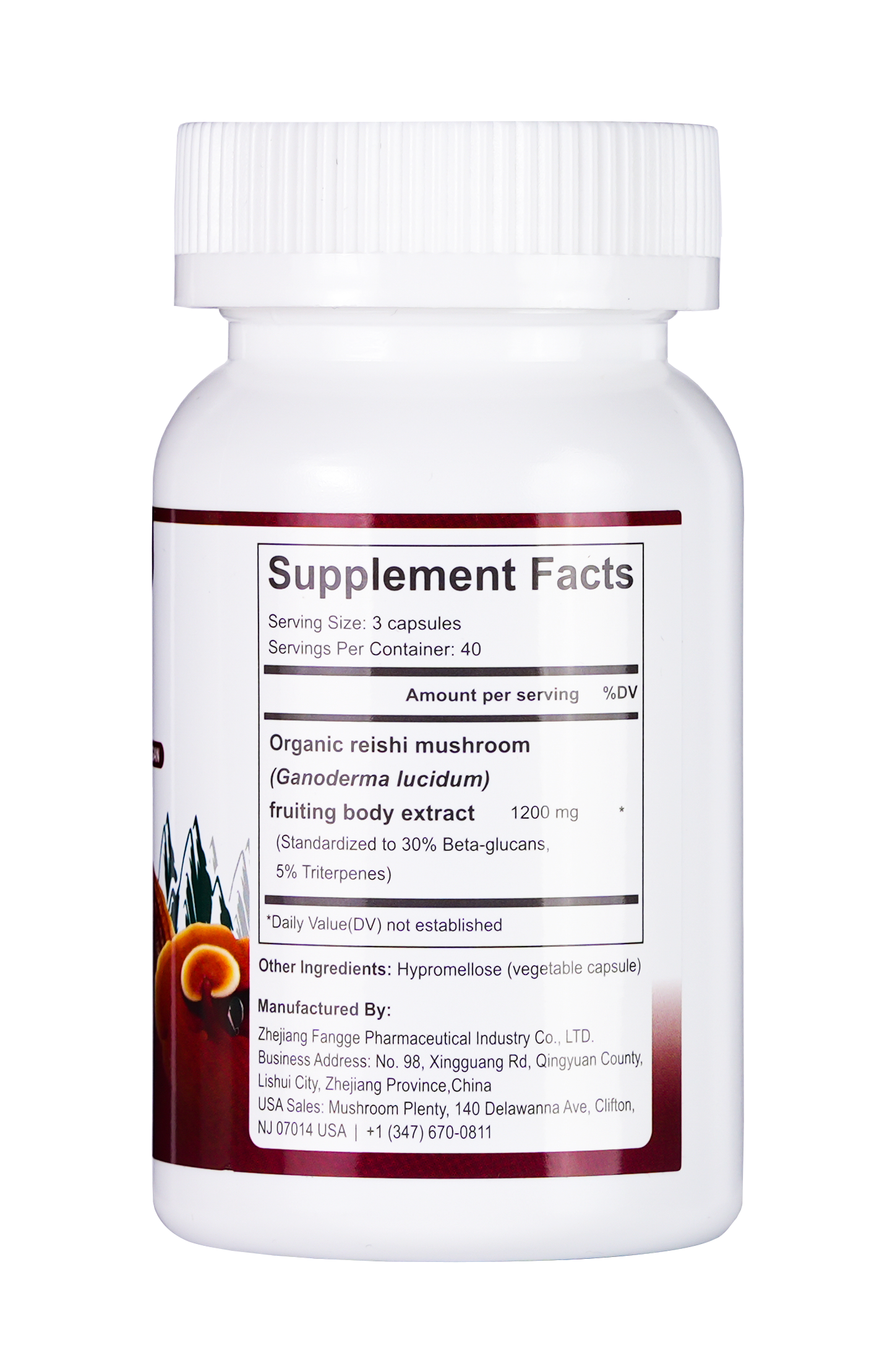 Reishi - Organic Mushroom Extract Capsule