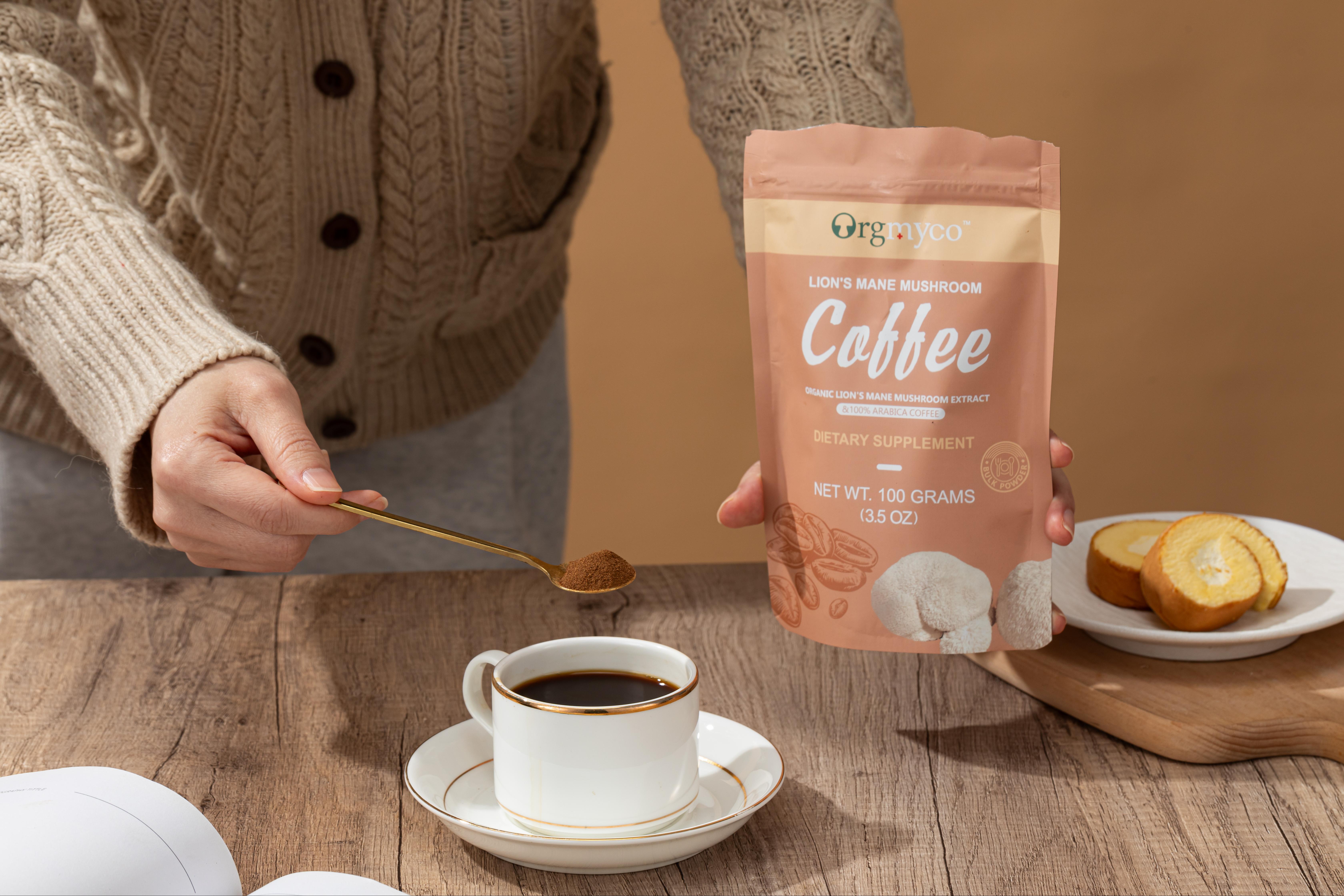 <span style="font-family:Times New Roman,Times,serif;"><strong><span style="font-size:28px;">Organic mushroom extract + Instant coffee</span></strong></span>